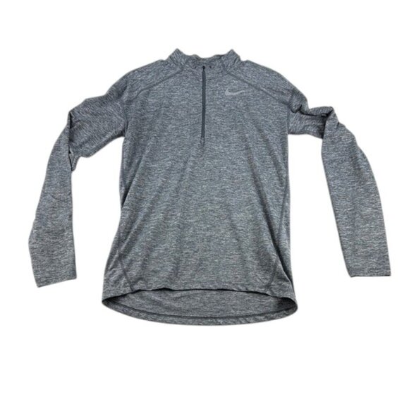 Nike Gray Long Sleeve Athletic Top Size S - Picture 1 of 7